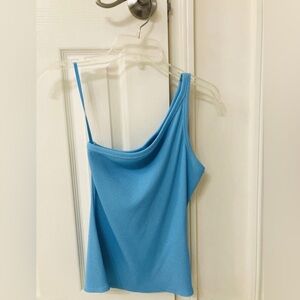White House Black Market Sky Blue Size S top sleeveless, 23 bust , 20.75 length